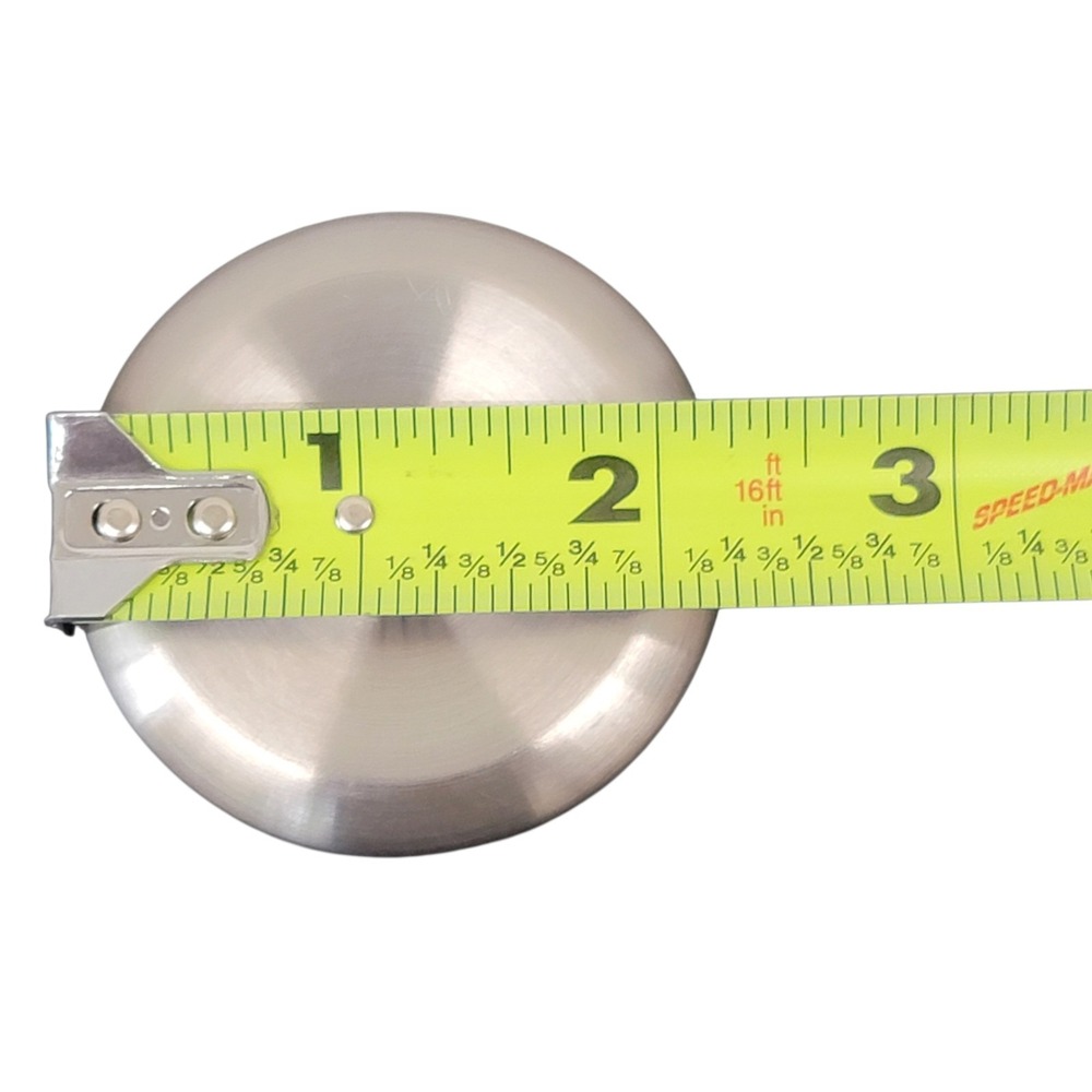 Le‎ Creuset 2.2" 57mm Large Stainless Steel Replacement Part Cookware Knob Only - Picture 4 of 4